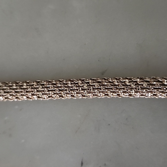 Monet Gold Toned  Woven Magnetic Close Bracelet - Picture 6 of 10